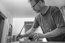 Load image into Gallery viewer, LEBLANC - Sylvain - Je ne me suis pas retourne - media mix - 42x42'' $ 3500.