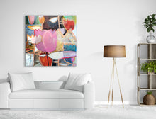 Load image into Gallery viewer, LEBLANC - Sylvain - Je ne me suis pas retourne - media mix - 42x42'' $ 3500.