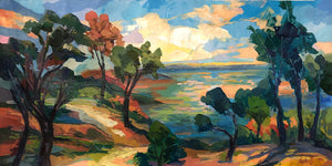 PACHAS Florence - Longview - 24x48"- oil on canvas