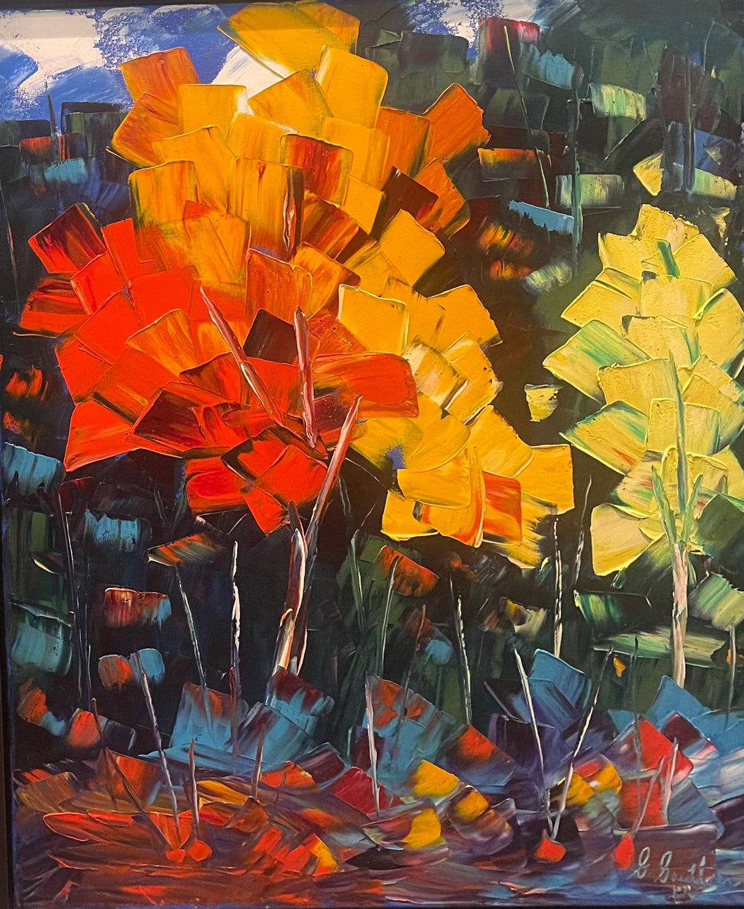 GAUTHIER, Gaetan - Exaltation - Oil, 30x24