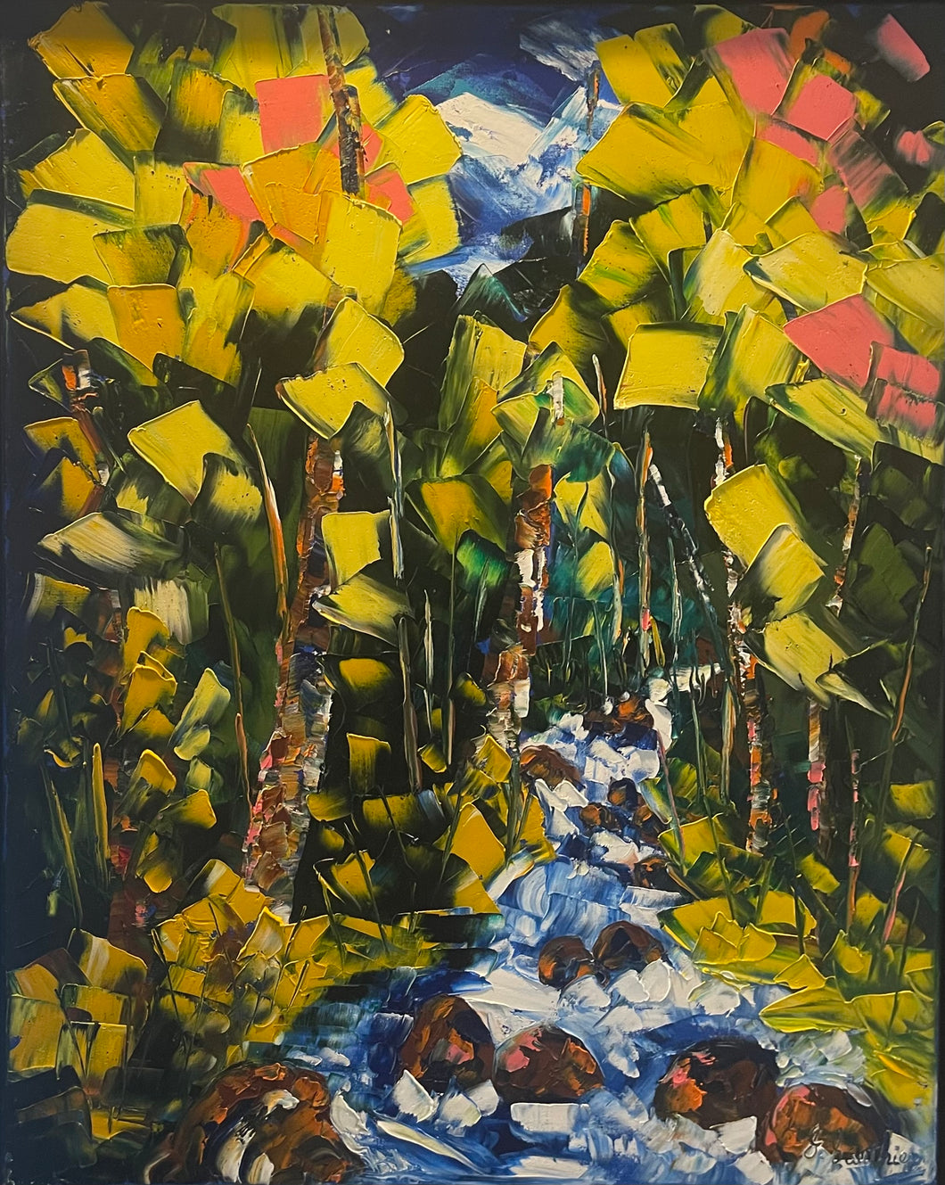 GAUTHIER, Gaetan - Petites Cascades - Oil, 30x24