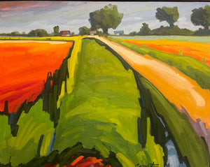 CAOUETTE, Raymond - Au Gre du Vent à Champlain - Oil, 24x30