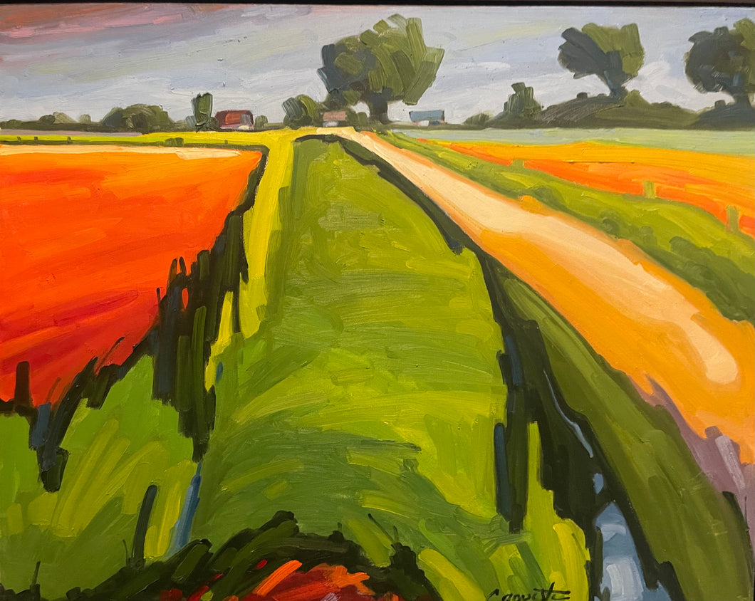 CAOUETTE, Raymond - Au Gre du Vent à Champlain - Oil, 24x30
