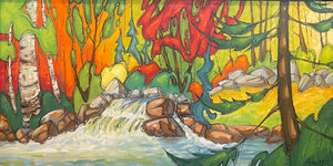 CAOUETTE, Raymond - Fantaisie Sauvage - Oil, 24x48