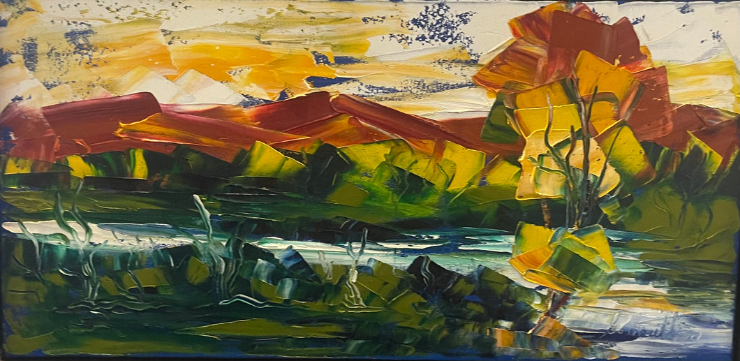 GAUTHIER, Gaetan - La Carte du Jour - Oil, 12x24