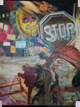 Load image into Gallery viewer, BAKER, Mathew - Homeless Haunts - 60x48&quot;, oil on canvas,
