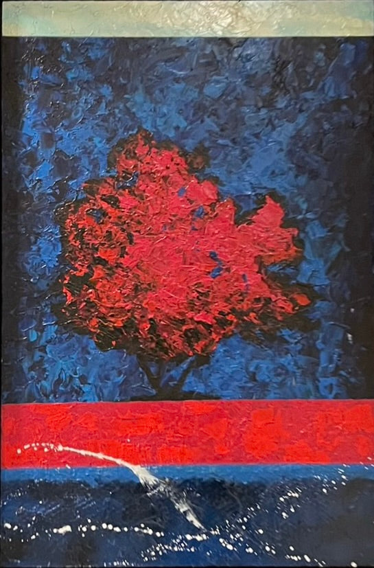 MARSHALL, Joe Foster - Red Tree - Oil, 36x24