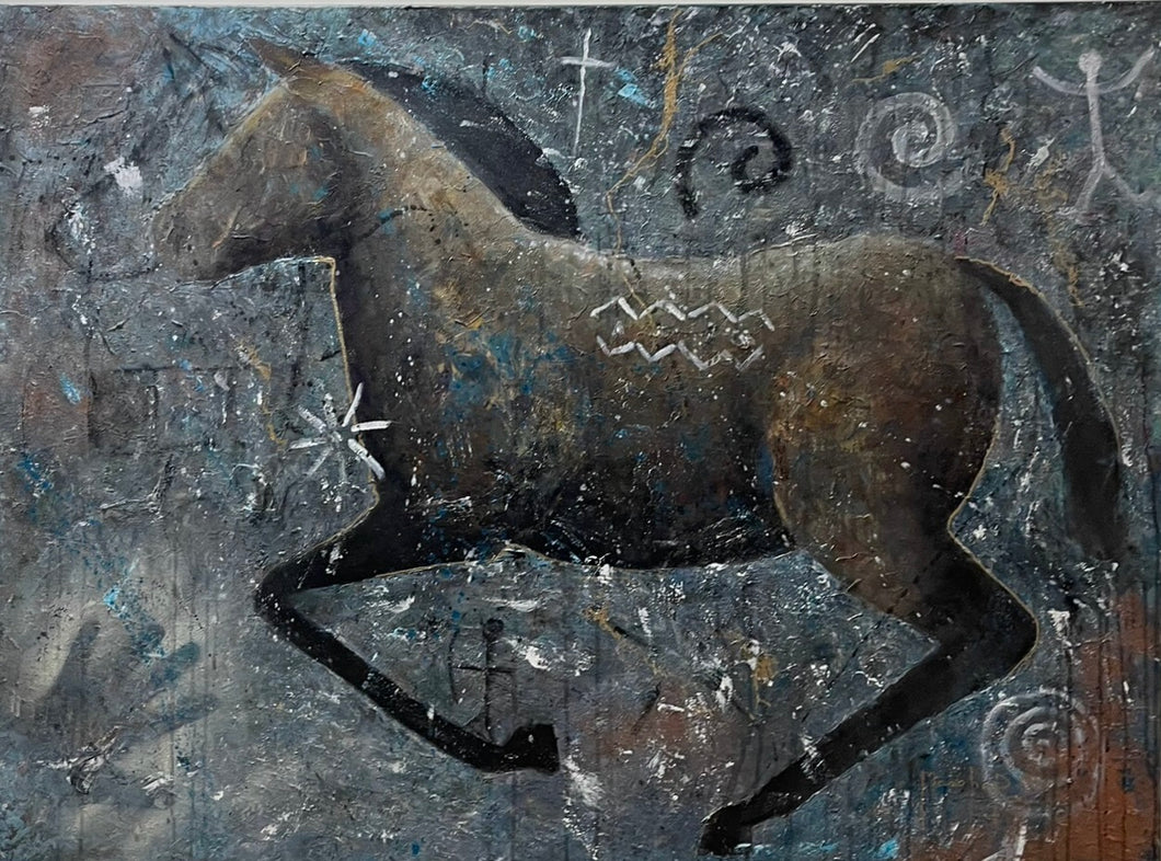 MARSHALL, Joe Foster - Solar Horse - Oil, 40x60