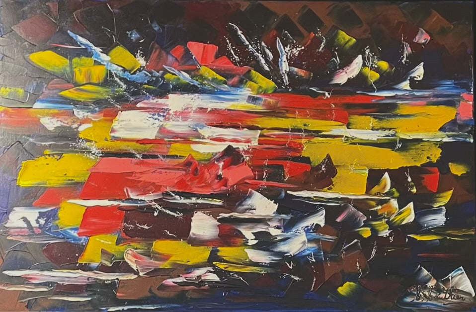 GAUTHIER, Gaetan - Bourasque - Oil, 20x30