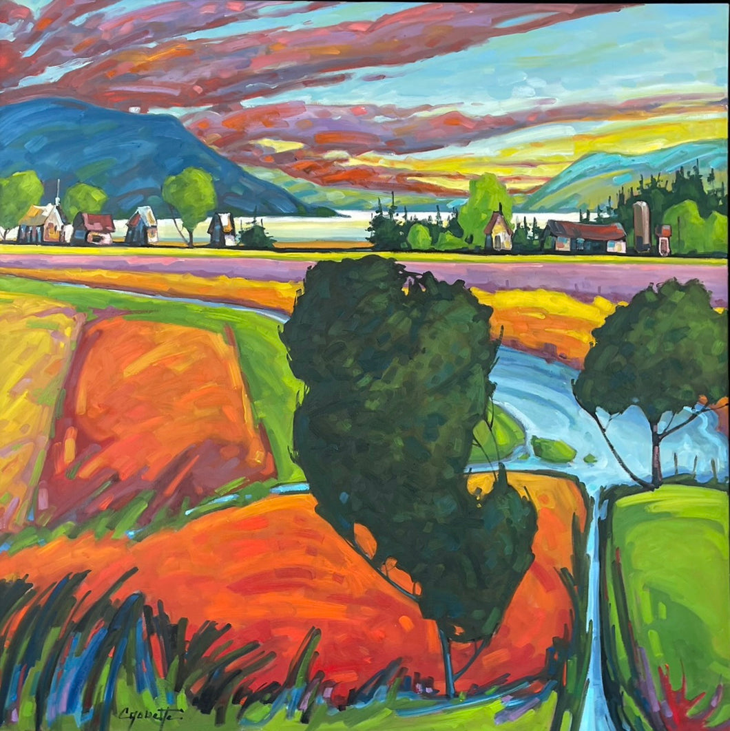 CAOUETTE, Raymond - Divine Romance - Oil, 48x48