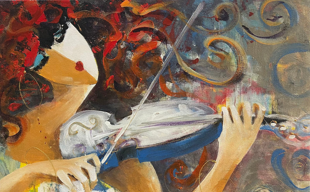 AROMAZ, Carlos - Sun - Oil, 20x24