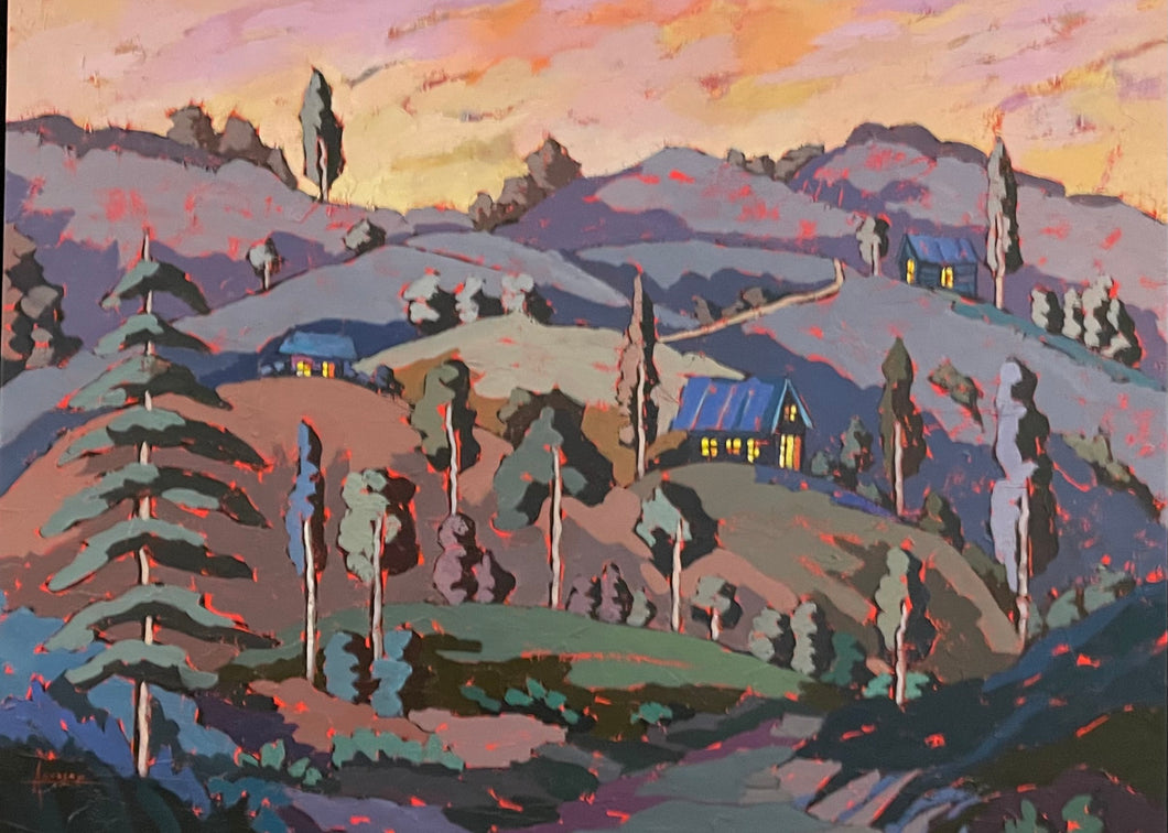 MARQUEZ - Peruvian Hills - Oil, 30x40