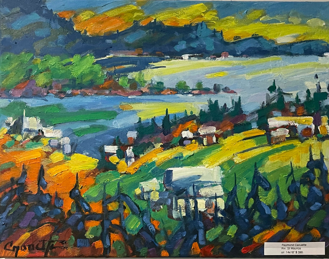 CAOUETTE, Raymond - Riv, St Maurice - Oil, 14x18