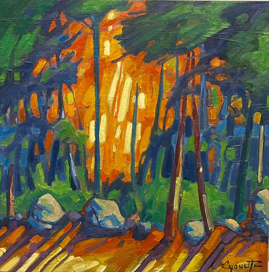 CAOUETTE, Raymond - Chaleur Matinale - Oil, 20x20