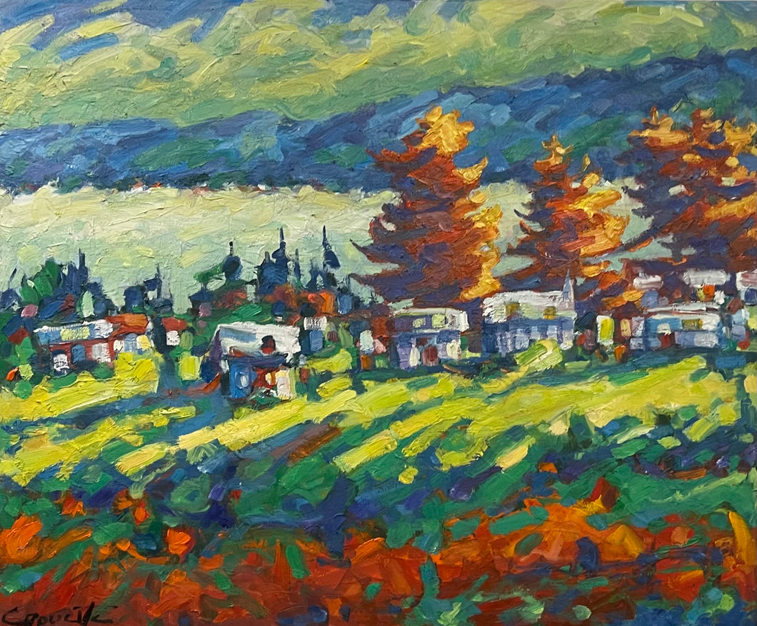 CAOUETTE, Raymond - Emotion d'Automne - Oil, 20x24