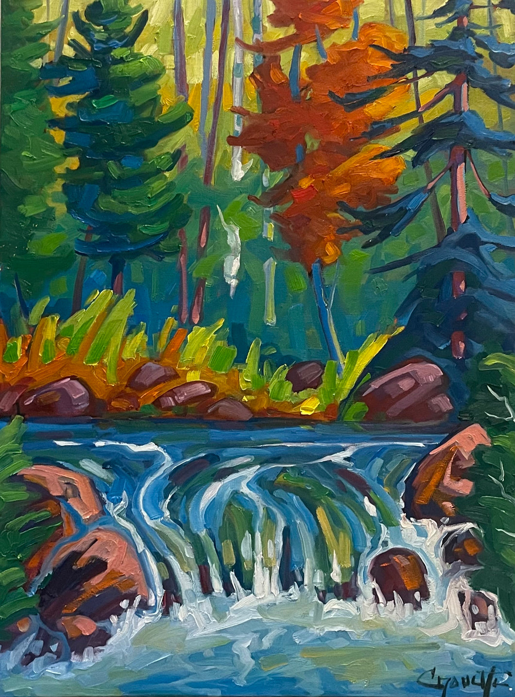 CAOUETTE, Raymond - Souffer de Fraicheur - Oil, 24x18