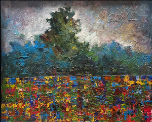 MARSHALL, Joe Foster - Arbre marqueur - Technique mixte, 24 x 30