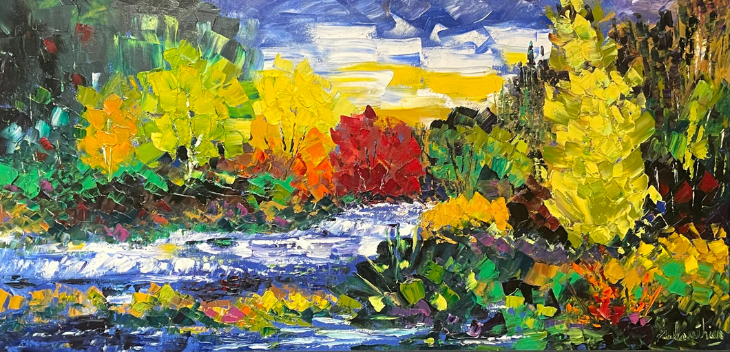 GAUTHIER, Gaetan - Automne - Oil, 20x40
