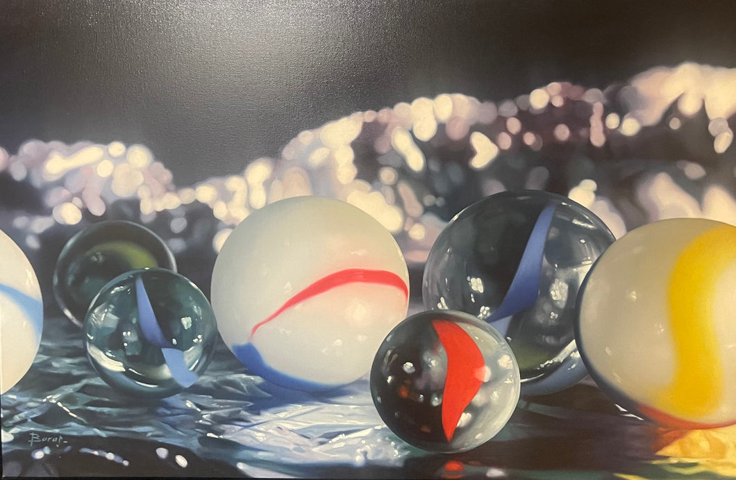 BARAS, Roberto - New Money - Oil, 36x24