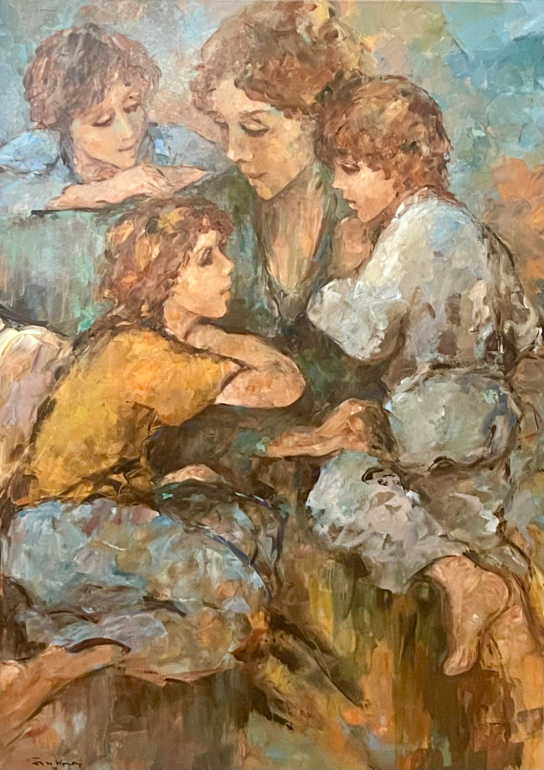 MOSONYI, Eva - Maternité - Huile, 48x36