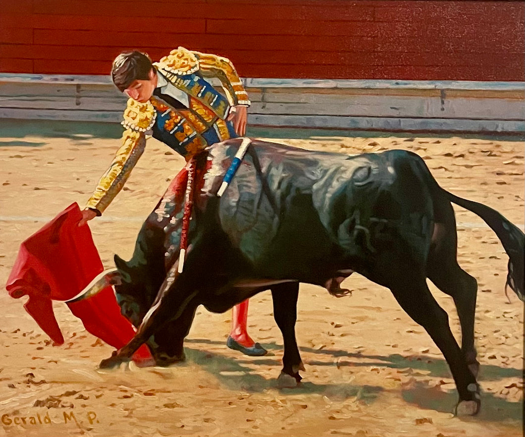 GERALD, M. P. - Bull Fighter - Oil, 20x24