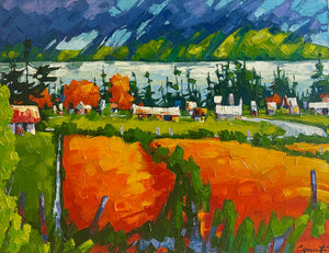 CAOUETTE, Raymond - Privilège - Oil, 30x40