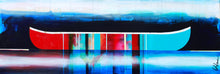 Load image into Gallery viewer, LEBLANC - Sylvain - Belle Conversation - Technique Mixte - Mix Media - 12x36&quot;  SOLD
