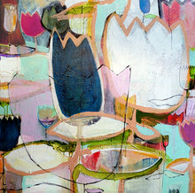 Load image into Gallery viewer, LEBLANC - Sylvain - Le tour du jardin - media mix - 42x42&quot; $ 3500.
