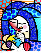 Load image into Gallery viewer, BRITTO, Romero- Mother and Child - Original Silkscreen Serigraph - 51x44&quot;
