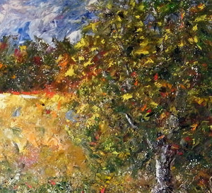 Marshall, Joe Foster- Sun on the Leaves - 60x88" - oil on canvas