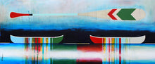 Load image into Gallery viewer, LEBLANC, Sylvain - Tea for Two - technique mixte - 30x72&#39;&#39; - mixed media
