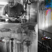 Load image into Gallery viewer, LEBLANC, Sylvain - Tea for Two - technique mixte - 30x72&#39;&#39; - mixed media
