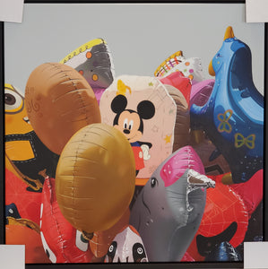 BARAS, Roberto - Mickey Disney - 36x36" - oil on canvas`
